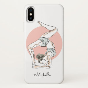 capas de telefone de nomes personalizados da Yoga 