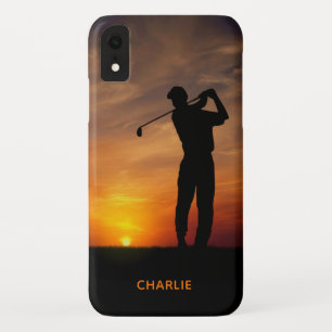 Capas de telefone de nomes personalizados de Golfe