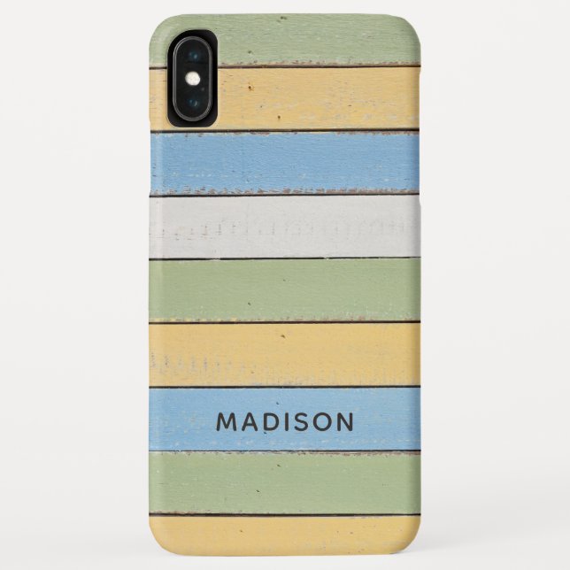 Capas de telefone de nomes personalizados de plana (Verso)