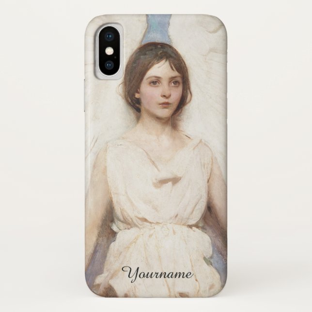 Capas de telefone de nomes personalizados do Anjo  (Verso)