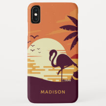Capas de telefone de nomes personalizados Tropical