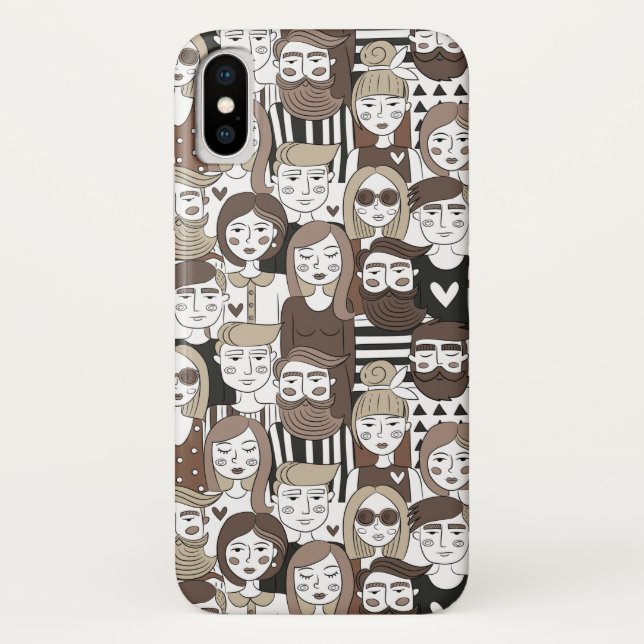 capas de telefone de padrões do hipster (Verso)