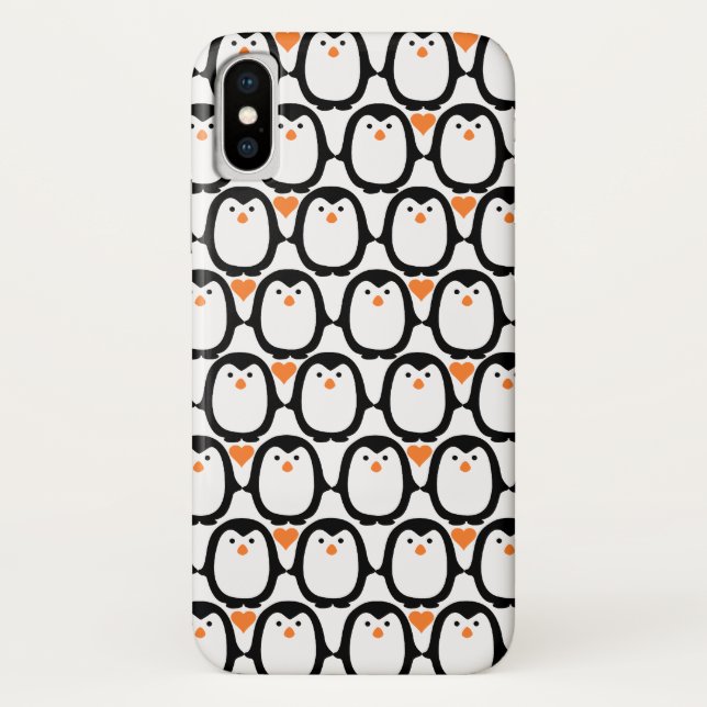 Capas de telefone de Pinguim Amor (Verso)