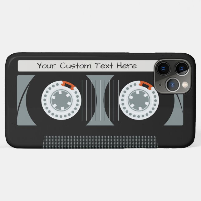 capas de telefone de texto personalizado da fita d (Verso (horizontal))