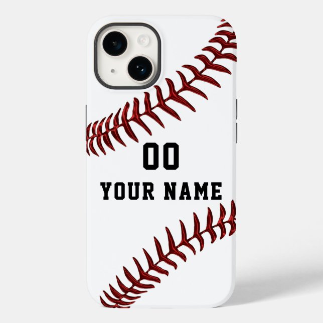 Capas de telefone personalizadas de beisebol, mais (Verso)