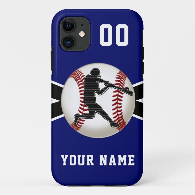 Capas de telefone personalizadas de beisebol, nova (Verso)