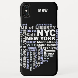 Capas de telefone personalizadas de monograma de N