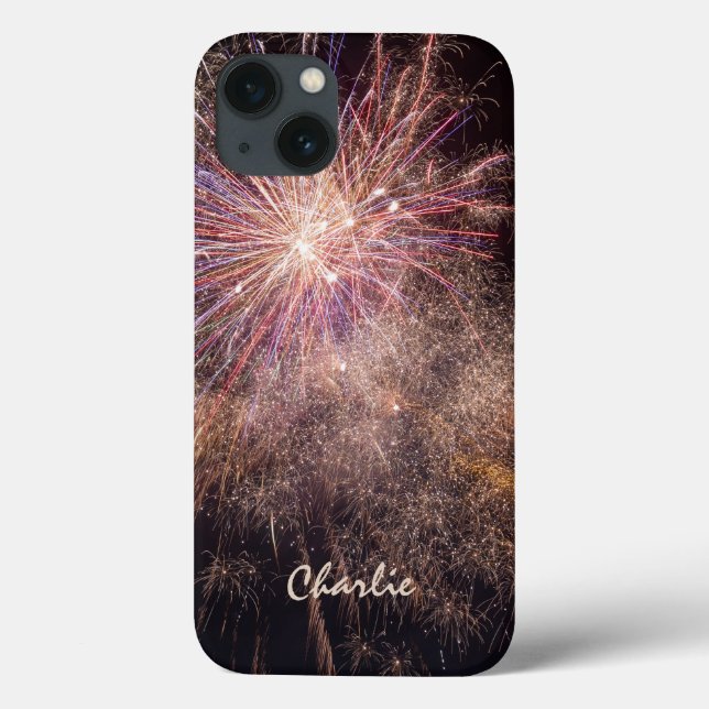 Capas de telefone personalizadas de monograma do F (Verso)