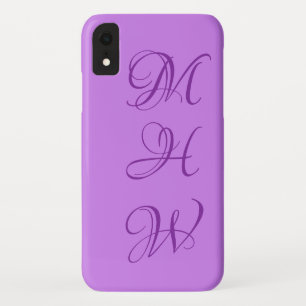 Capas de telefone personalizadas de monograma e co
