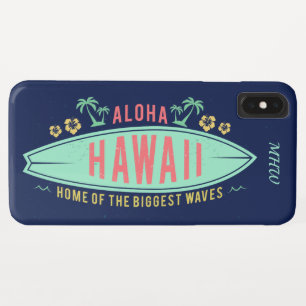 Capas de telefone personalizadas de monograma surf
