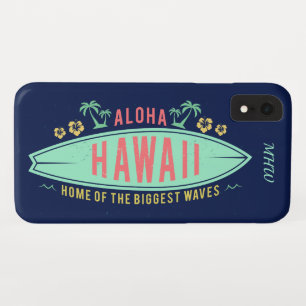 Capas de telefone personalizadas de monograma surf