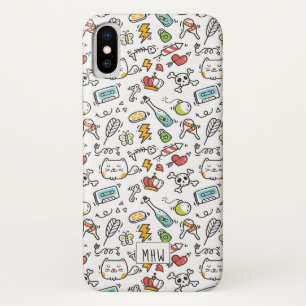 capas de telefone personalizadas de monogramas do 