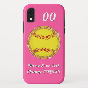 Capas de telefone personalizadas de softball, mais