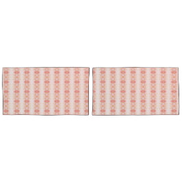 Capas de Travesseiro com Padrão Cor-de-Rosa Coral