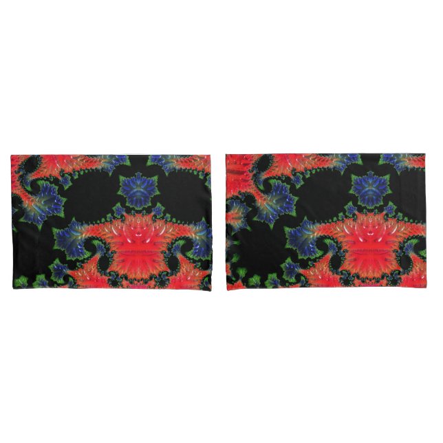 Capas de Travesseiro de Jardim Mandelbrot (Frente - conjunto)