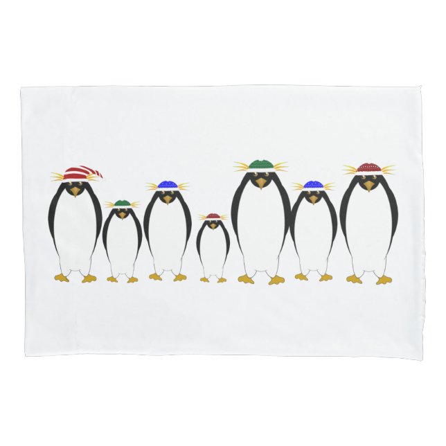 Capas de Travesseiro de pinguins (Frente)