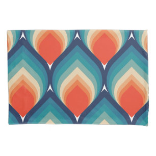 capas de travesseiro retrô dos anos 60 e 70