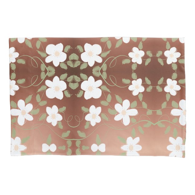 Capas de Travesseiros Flores em Caçadeiras de Mel (Frente)