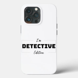 Capas do iPhone 13 Pro, detetive Edition minimalis