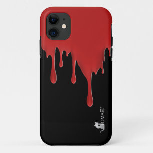 Capas do iPhone 5 com gota de sangue vermelha