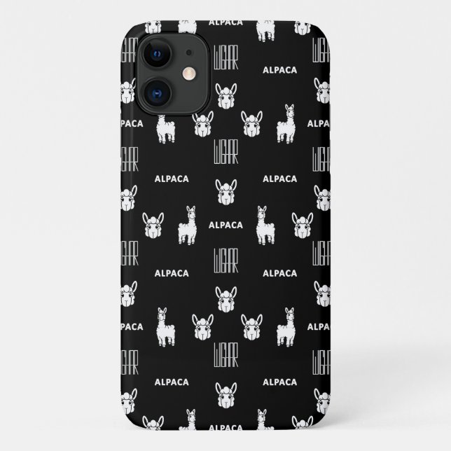 Capas iPhone 11 Preto e Branco por Wighar (Verso)