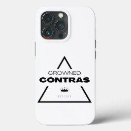 Capas iPhone 13 Crowned Prism Preto Branco