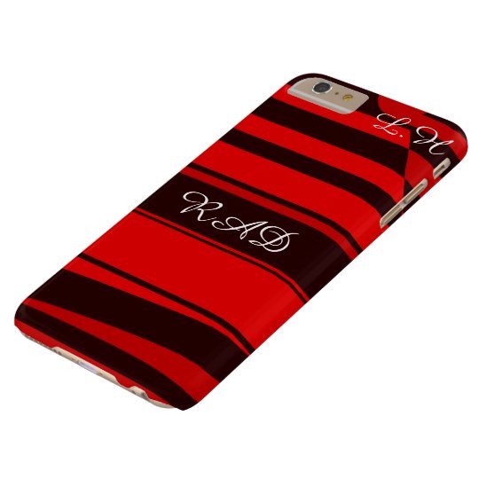 Capas iPhone 6 Plus Barely There Punk vermelho e preto do temerário de Emo