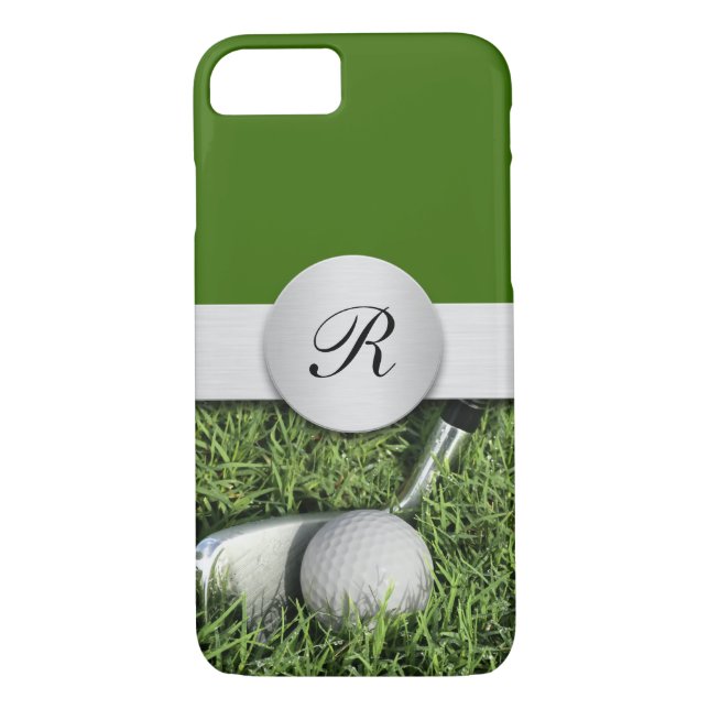 Capas iPhone 7 do Tema de Golfe Masculinos (Verso)