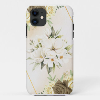 capas para iphone 11 Floral Aquarela