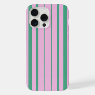 Capas para iPhone 15 Pro Max com Listras Verdes e 