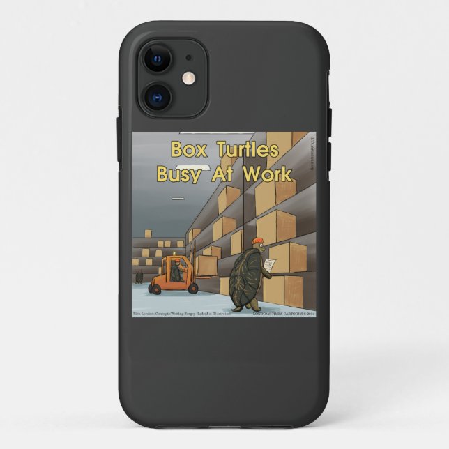 Capas para iPhone 5 Tartarugas Engraçadas (Verso)