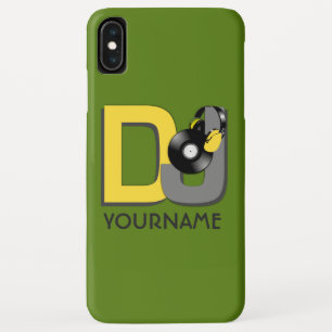 Capas personalizadas de cores e monogramas do DJ