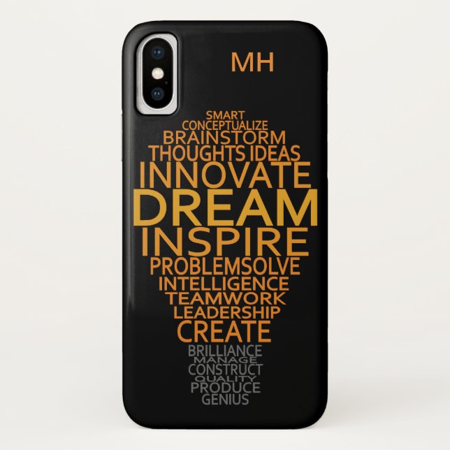 Capas personalizadas de monograma de lâmpada Inspi (Verso)