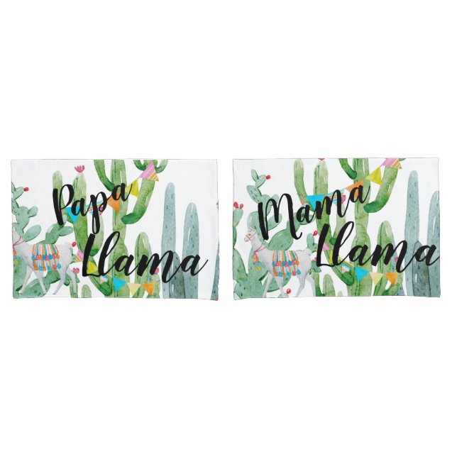 Capas Personalizado Boho Llama Bohemian Cact (Frente - conjunto)