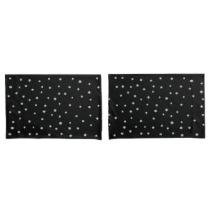 Capas Travesseiro Black Starry Sky