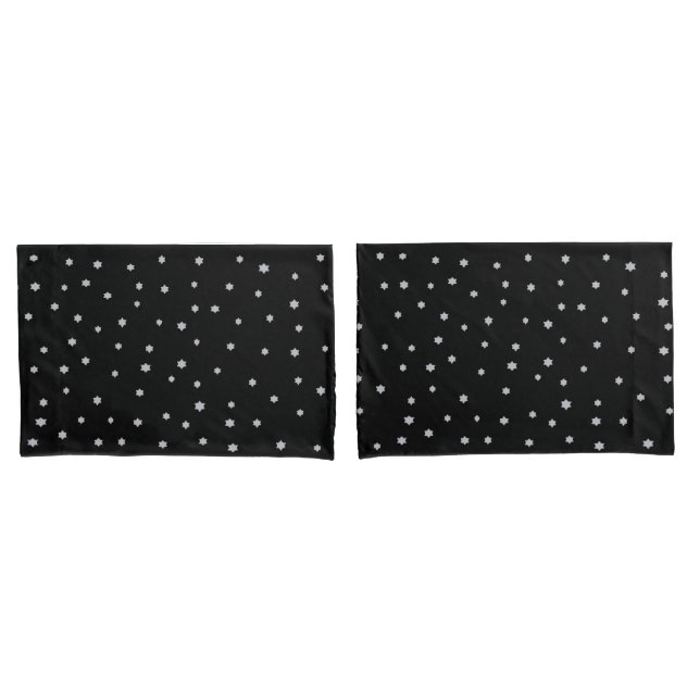 Capas Travesseiro Black Starry Sky (Frente - conjunto)