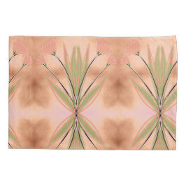 Capas travesseiros em coral rosa e verde