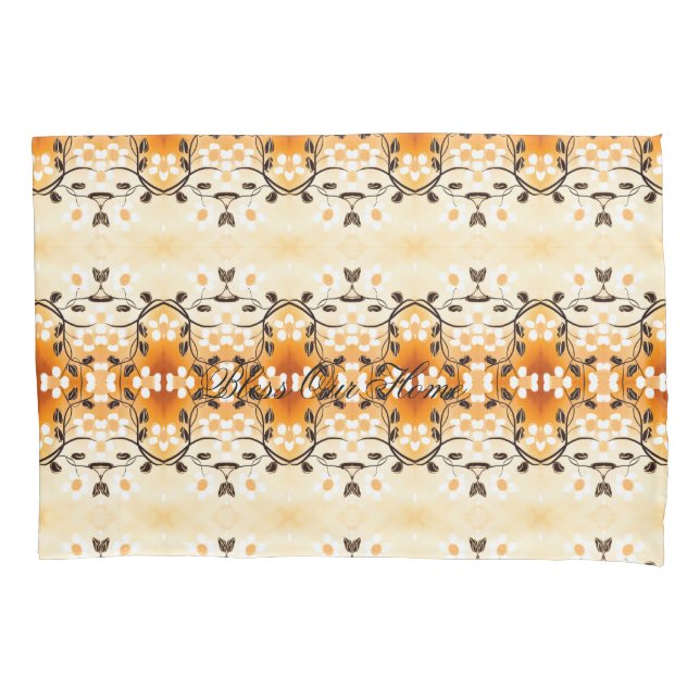 Capas Travesseiros Flores Com Texto (Frente)