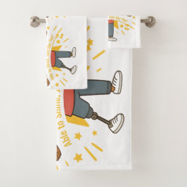 Capaz de brilhar, assim como você, toalha