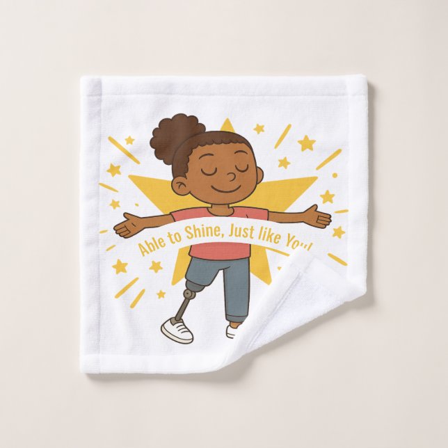 Capaz de brilhar, assim como você, toalha (Pano de lavar)