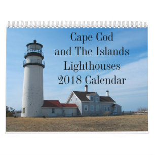 Cape Cod e o calendário dos faróis 2018 das ilha