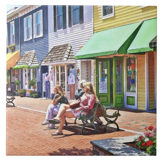 Cape May NJ - Uma Tarde Agradável no Shopping (Frente)