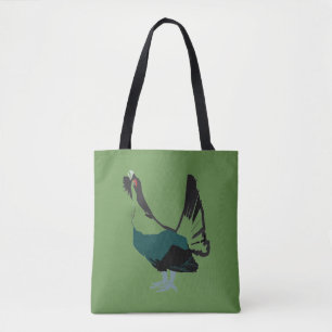 Capercaillie bird Art All-Over-Impressão Tote Bag