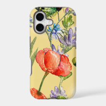 Capinha Butterfly Wildflower Glossy para iPhone 17