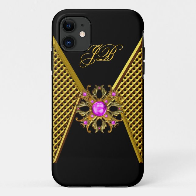 Capinha Case-Mate para iPhone 5 Rosa Dourado Preto (Verso)