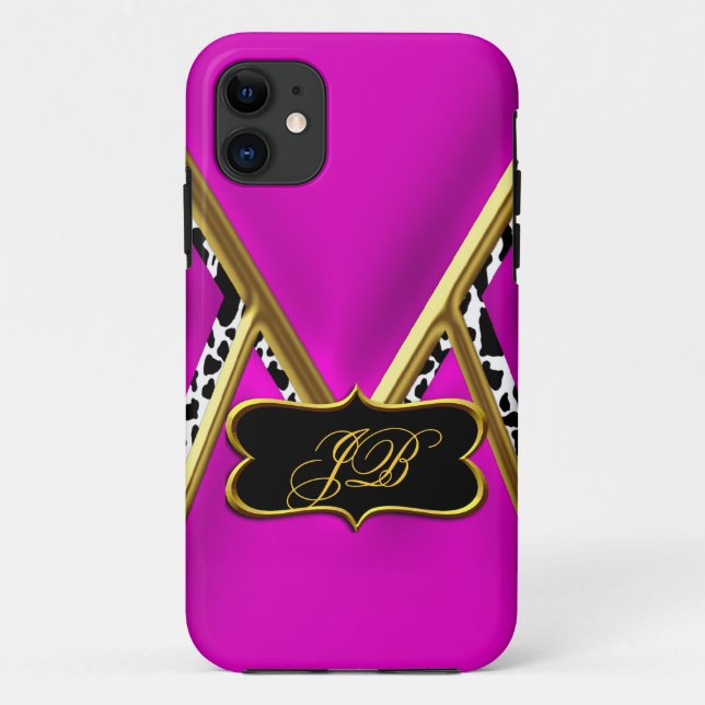 Capinha Case-Mate para iPhone 5 Rosa Quente Dourad (Verso)