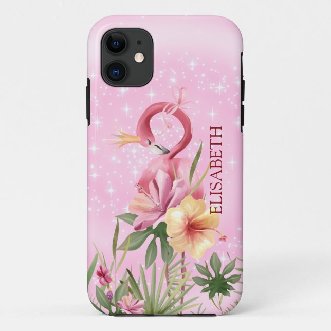 Capinha de Celular Case-Mate iPhone Flamingo Com C (Verso)