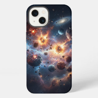capinha de celular sobre espaço