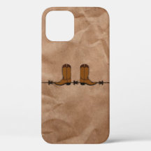 Capinha de Cowboy Boots para iPhone 12
