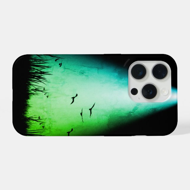 capinha de fundo sereno para iPhone 15 (Verso Horizontal)